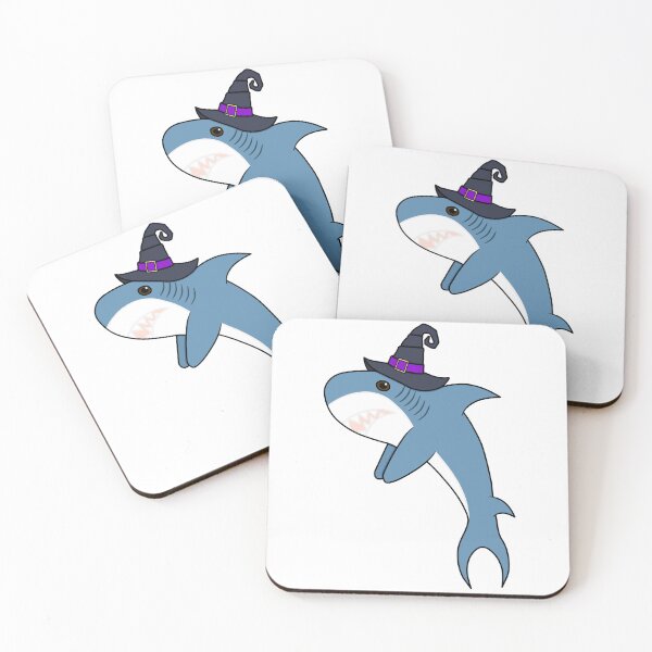 Item preview, Blahaj With Witch Hat designed and sold by Lightning Bolt's Merchandise.