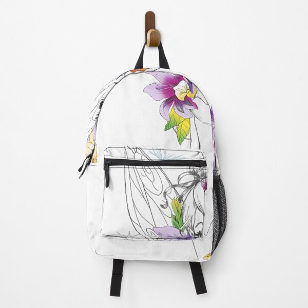 Item preview,  Tinker Bell Outline Floral Sketch Portrait  designed and sold by DeclaArie.