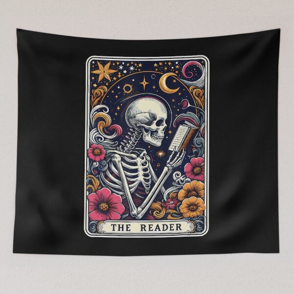 Item preview, The Reader Tarot – Skeleton In Library designed and sold by ecgjzslqbow52.