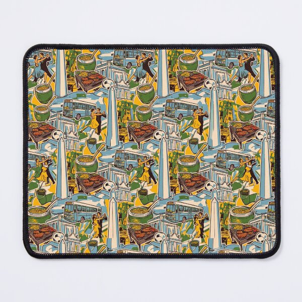 Item preview, Vibrant Buenos Aires Argentina Culture Icon Pattern designed and sold by KiwiRider.