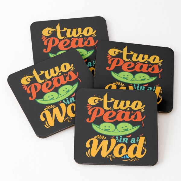 Item preview, Two Peas In A Wod Funny Vegetable designed and sold by keatnybolho.