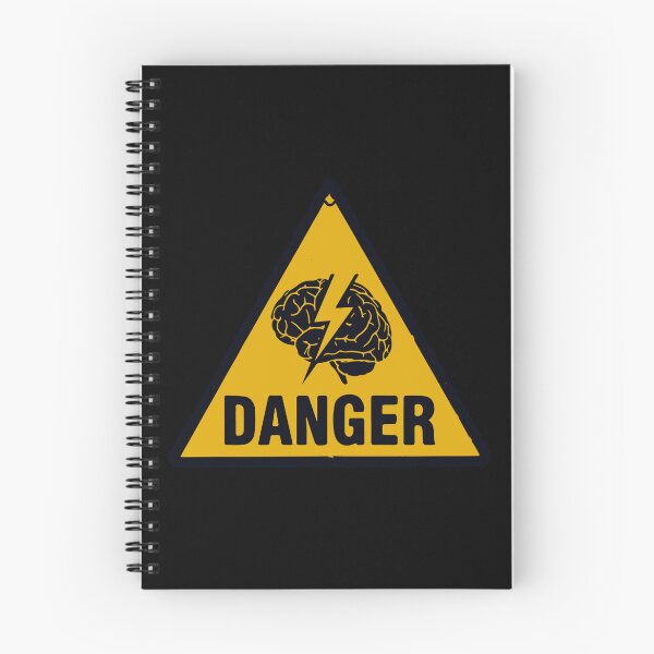 Item preview, Danger High Voltage Brain Warning Sign designed and sold by str33ty.ltd.