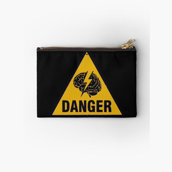 Item preview, Danger High Voltage Brain Warning Sign designed and sold by str33ty.ltd.
