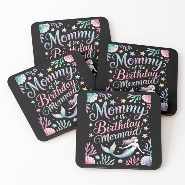 Item preview, Mommy Of The Birthday Mermaid Girl Bday Party Squad Family designed and sold by Catharsiscath.