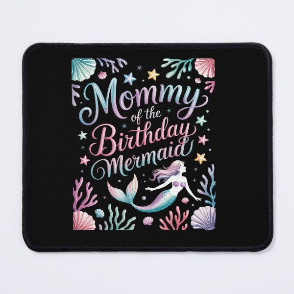 Item preview, Mommy Of The Birthday Mermaid Girl Bday Party Squad Family designed and sold by Catharsiscath.