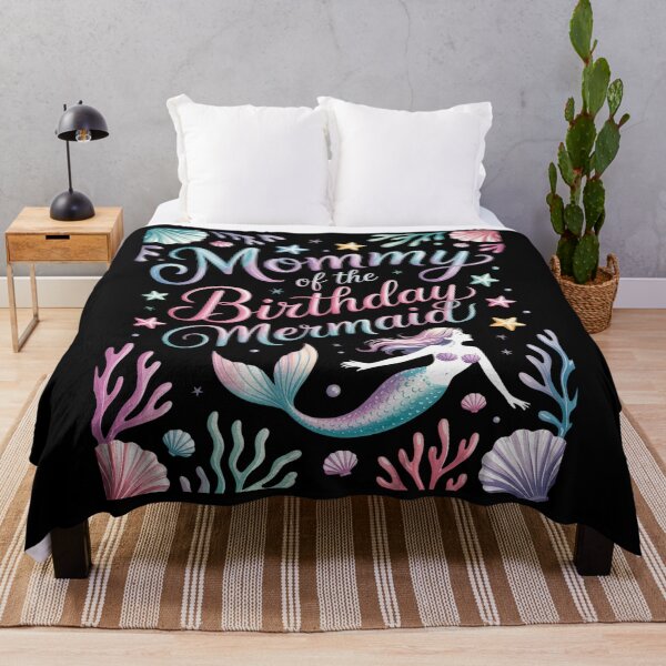Item preview, Mommy Of The Birthday Mermaid Girl Bday Party Squad Family designed and sold by Catharsiscath.