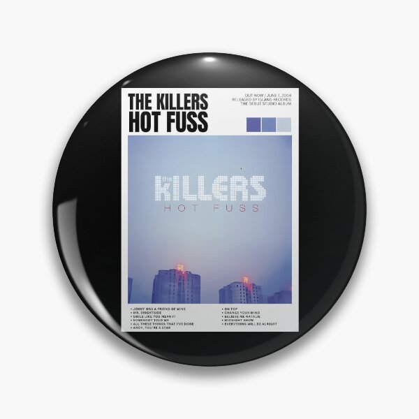 Item preview, Hot Fuss The Killers Newspaper Lyrics Album Cover designed and sold by JaovanDavis.