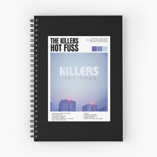 Item preview, Hot Fuss The Killers Newspaper Lyrics Album Cover designed and sold by JaovanDavis.