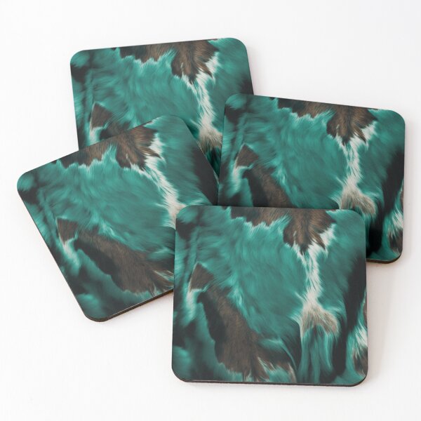 Item preview, Teal & Brown Faux Fur Seamless Animal Texture designed and sold by Inspiring Strokes.