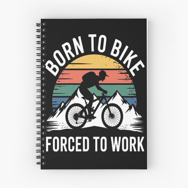 Item preview, Born To Bike Forced To Work designed and sold by CottonCandyPrin.