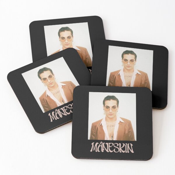 Item preview, Damiano David Vintage Fashion Portrait – Retro Rock Aesthetic Art designed and sold by markelhovardt.