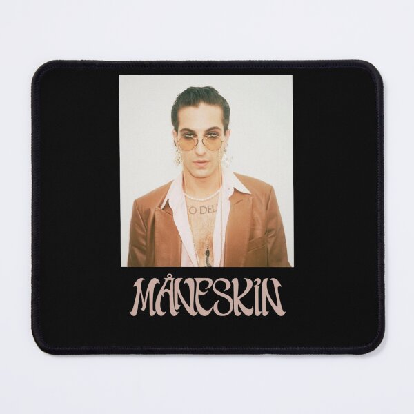 Item preview, Damiano David Vintage Fashion Portrait – Retro Rock Aesthetic Art designed and sold by markelhovardt.