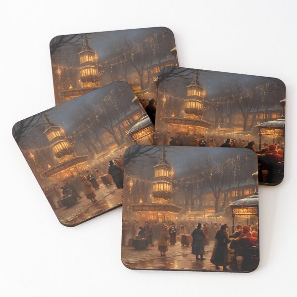 Item preview, Victorian Christmas Market designed and sold by GildedPagesCo.