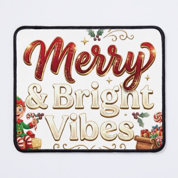 Item preview, Merry and Bright Shirt | Christmas Vibes Tee | Holiday Cheer Gift for Women Men designed and sold by VibeCraftique.