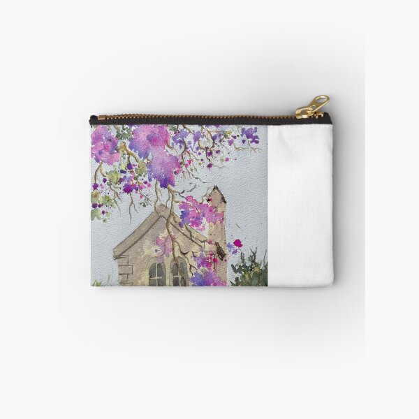 Item preview, Stone House with Jacaranda designed and sold by ShellyDu.