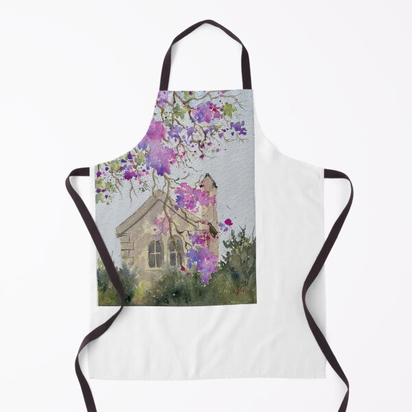 Item preview, Stone House with Jacaranda designed and sold by ShellyDu.