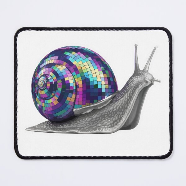 Item preview, Disco Snail - cute silver disco snail designed and sold by Prtina.