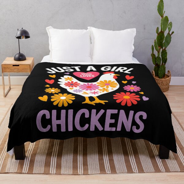 Item preview, Just A Girl Who Loves Chickens Farmer Girl designed and sold by KristinCleo.