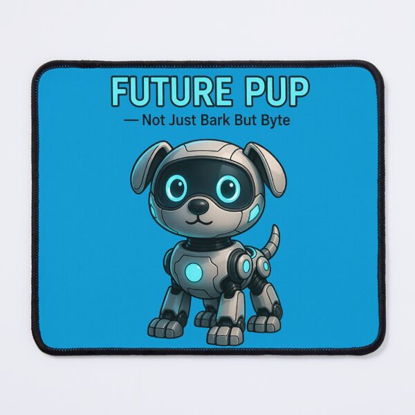 Item preview, Future Pup Robot Dog Shirt – Not Just Bark But Byte designed and sold by TroyTheTerrific.