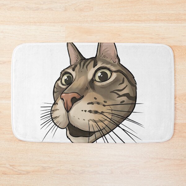 Item preview, The Confused Close-Up Cat designed and sold by Strip to Stick.