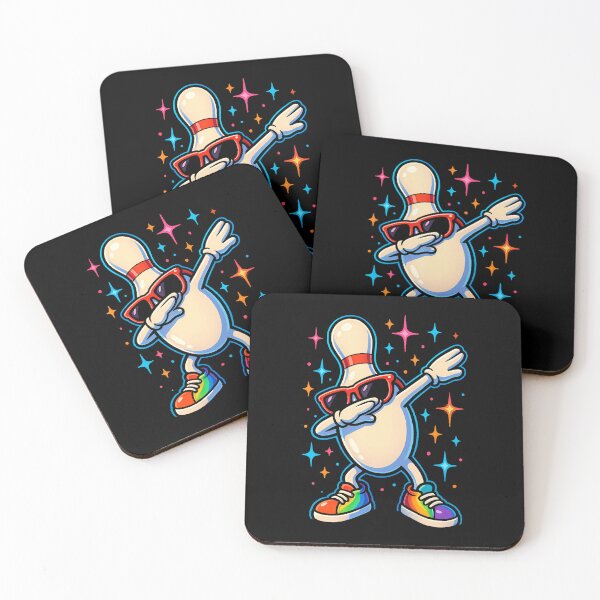 Item preview, Bowling Pin Dab Pose Humorous Funny Sports Dance Girls Boys designed and sold by malhanasbih.