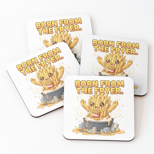 Item preview, Born From the Fryer – Cute Fries Kaiju Food Monster Design designed and sold by Snackwear Apparel.