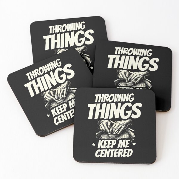Item preview, Throwing Things Keep Me Centered Ceramics Clay Potter designed and sold by FernLela.
