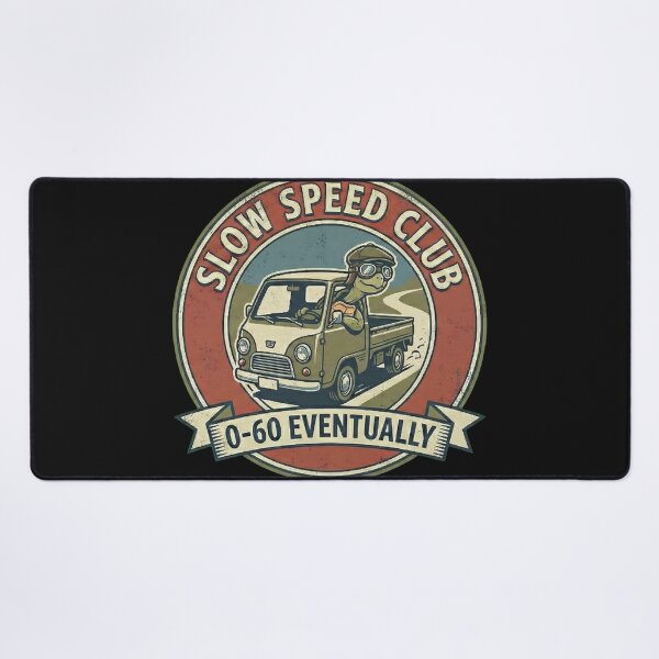 Item preview, Slow Speed Club - Funny 0-60 Eventually Turtle Mini Truck designed and sold by AdyKurniawan.