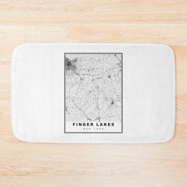 Item preview, Finger Lakes Map designed and sold by Tamas Das.