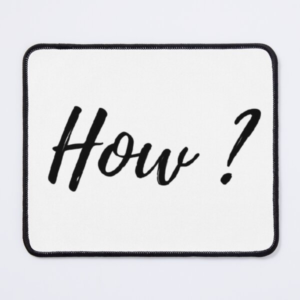 Item preview, How ? designed and sold by kksmileshop.