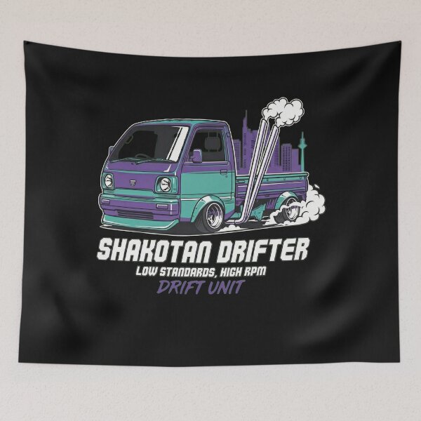 Item preview, Shakotan Drifter - Funny JDM Bosozoku Kei Truck Art designed and sold by AdyKurniawan.