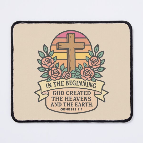Item preview, Genesis 1:1 In The Beginning God Created The Heavens And The Earth designed and sold by plushism.