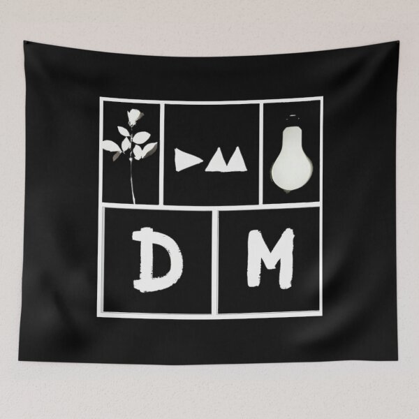 Item preview, Depeche Mode Minimal Symbol Art – Abstract Monochrome Design designed and sold by markelhovardt.