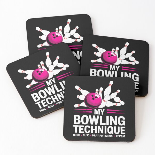 Item preview, My Bowling Technique Bowl Cuss Pray For Spare Repeat Bowlers designed and sold by KristinCleo.