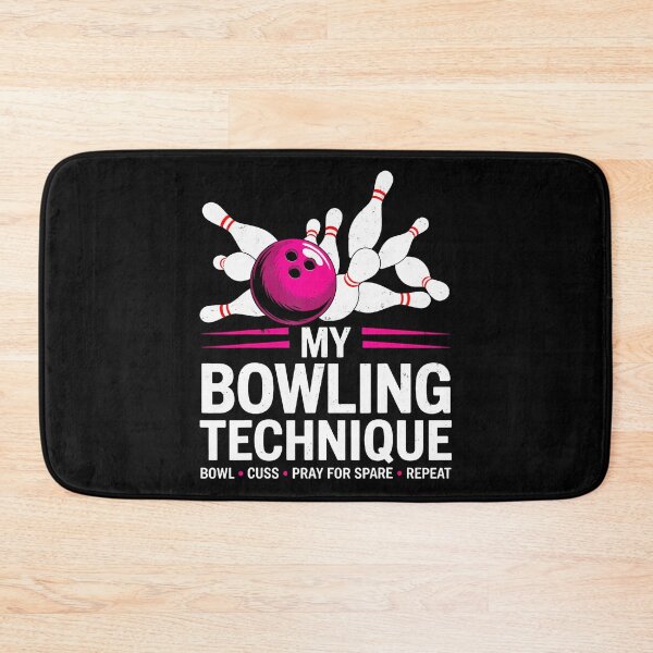 Item preview, My Bowling Technique Bowl Cuss Pray For Spare Repeat Bowlers designed and sold by KristinCleo.