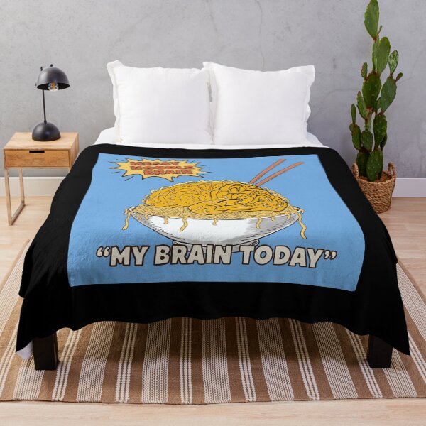 Item preview, Messy Noodle Brain – Funny Food Humor “My Brain Today” Art designed and sold by Popstudio85.