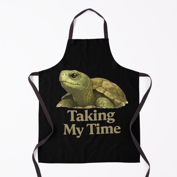 Item preview, Taking My Time Turtle – Cozy Slow Living Animal Illustration designed and sold by ZuToMi.
