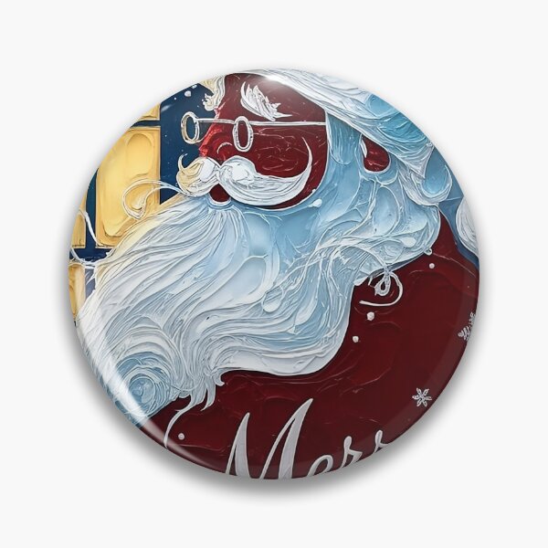 Item preview, Impasto Santa Silhouette T-Shirt  Merry Christmas Textured Art Tee  Festive Abstract Painting Style Holiday Card  Unique Artistic Gift designed and sold by ZyxDes.