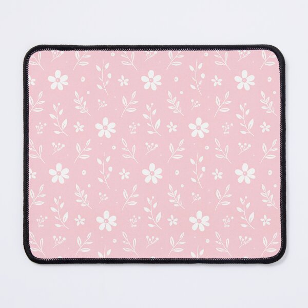 Item preview, Soft Pink & White Floral Pattern • Minimal Cute Botanical Design designed and sold by baheeya.