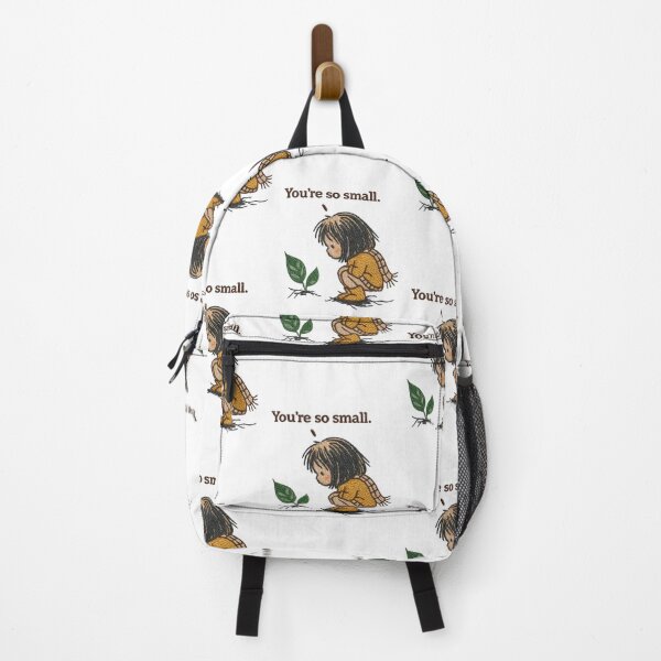 Item preview, You’re So Small – Hand-Embroidered Growth & Innocence Sticker Art designed and sold by Gurjeetpixelart.
