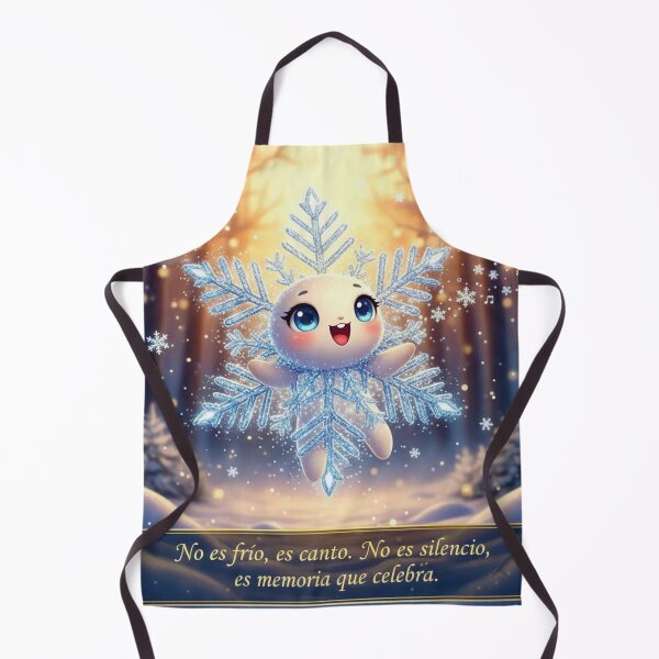 Item preview, Merry Christmas from a singing and hopeful chibi snowflake designed and sold by Ecosetereos.