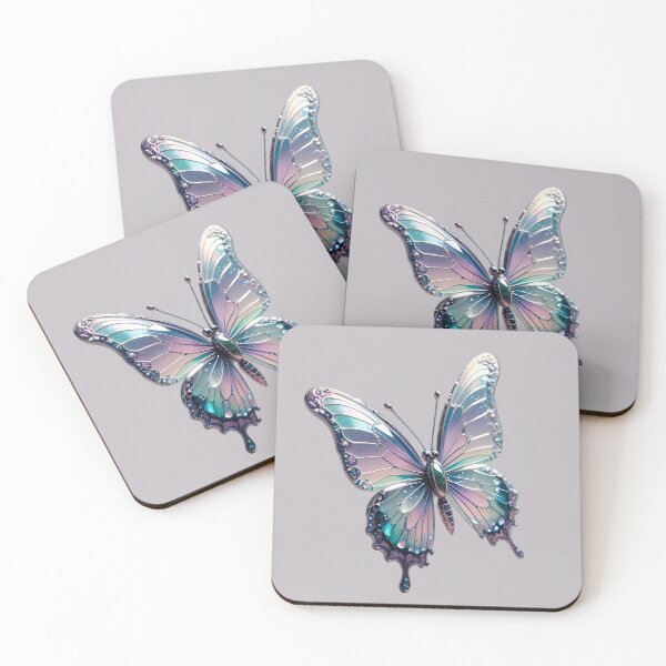 Item preview, Shimmering butterfly in pastel colors designed and sold by Mianku | Für das Leben.