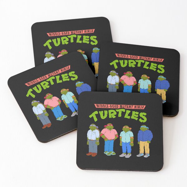 Item preview, Middle-Aged Mutant Ninja Turtles Classic  designed and sold by JaovanDavis.
