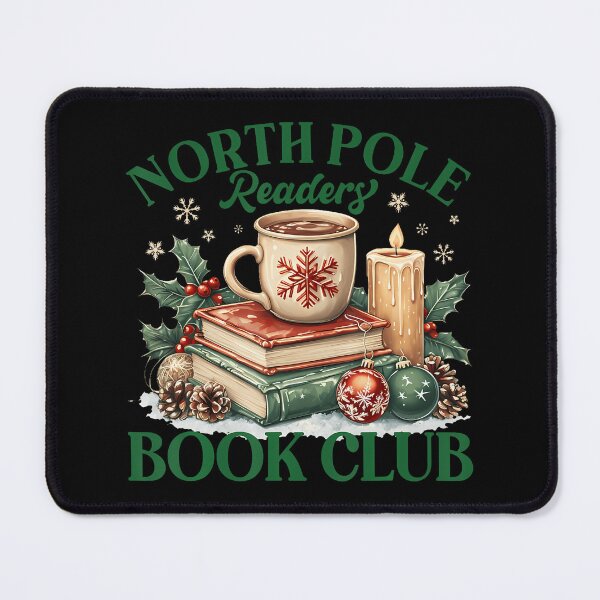 Item preview, Retro North Pole Book Club designed and sold by ecgjzslqbow52.