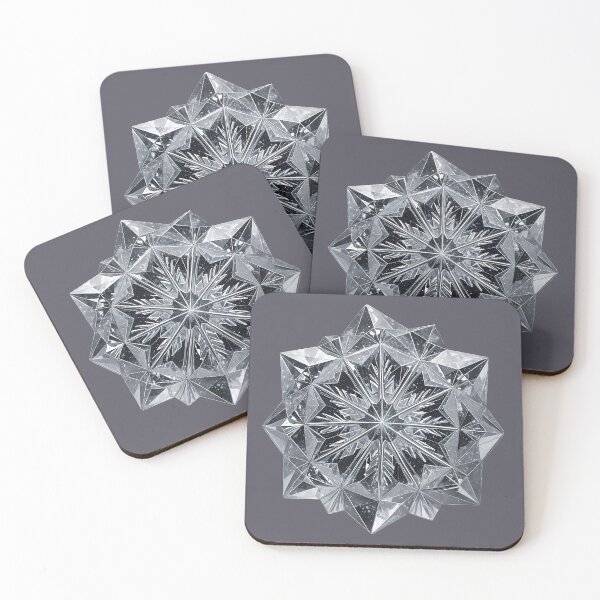 Item preview, Crystalline star with complex geometric shapes designed and sold by Mianku | Für das Leben.