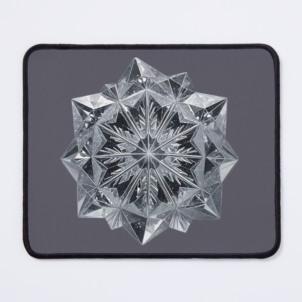 Item preview, Crystalline star with complex geometric shapes designed and sold by Mianku | Für das Leben.