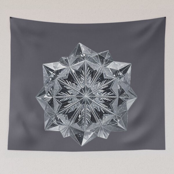 Item preview, Crystalline star with complex geometric shapes designed and sold by Mianku | Für das Leben.
