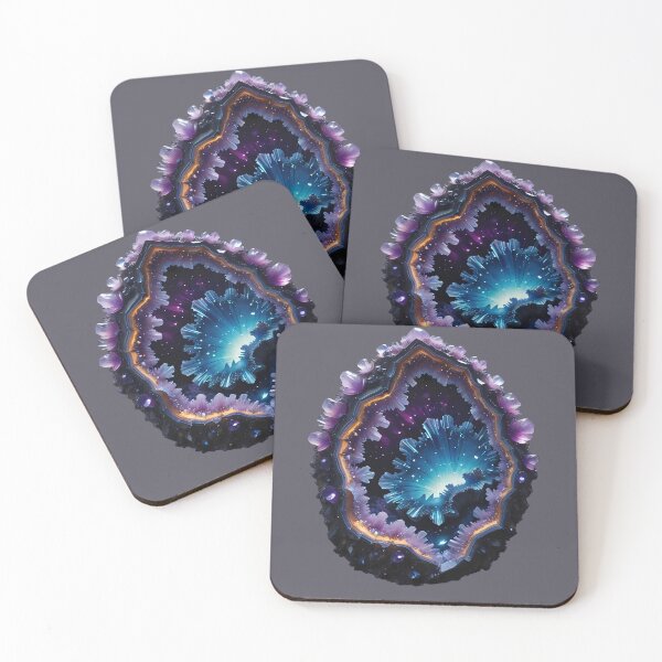 Item preview, Geode Crystal Cave with Cosmic Interior designed and sold by Mianku | Für das Leben.