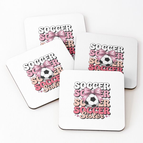 Item preview, Groovy Soccer Sister Coquette Bow Soccer designed and sold by repconomArt.