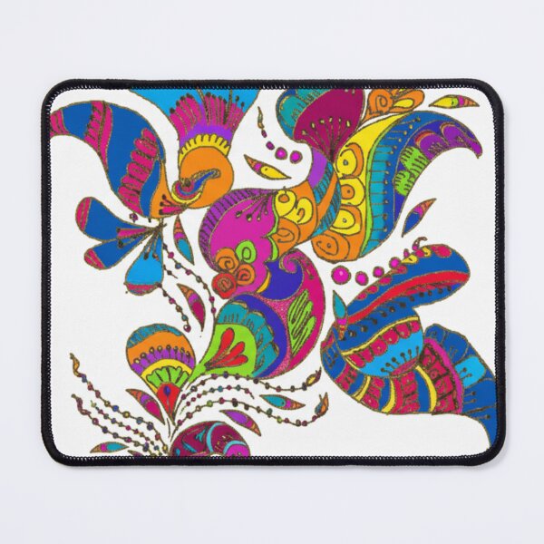 Item preview, Odisha Folk Floral Zentangle Art designed and sold by InkWhimsy Artworks.